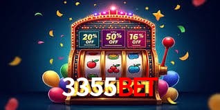 Imagem promocional da 3355bet mostrando a plataforma e suas vantagens